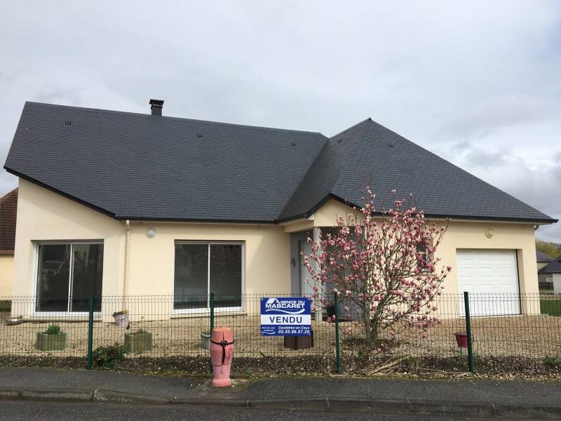 A vendre : Maison Gueudry de 2015 viable de plain pied - Centre ville de la Mailleraye sur Seine