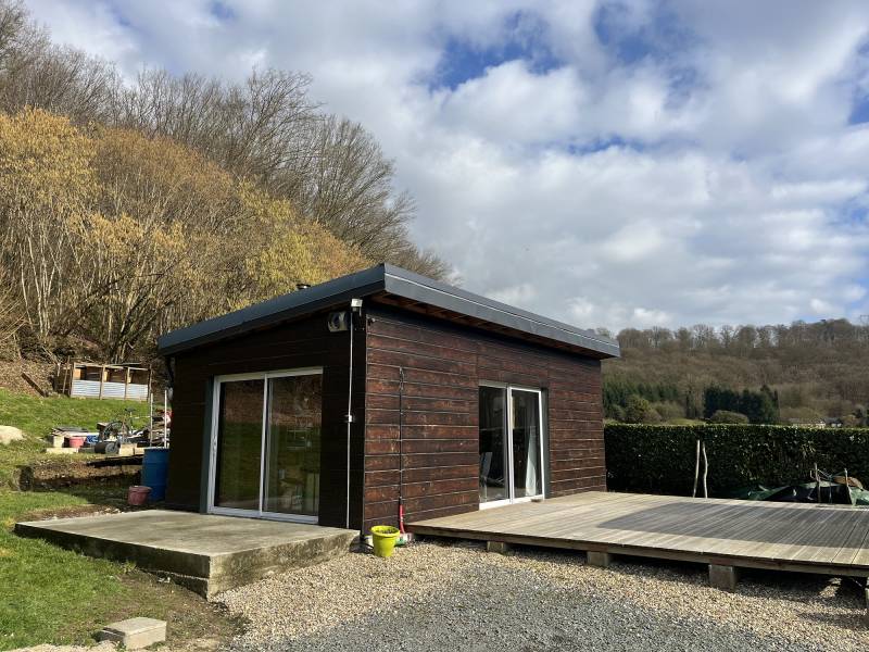 Exclusivité ! A vendre, terrain de loisirs, situé en bord de forêt à Saint Wandrille Rançon