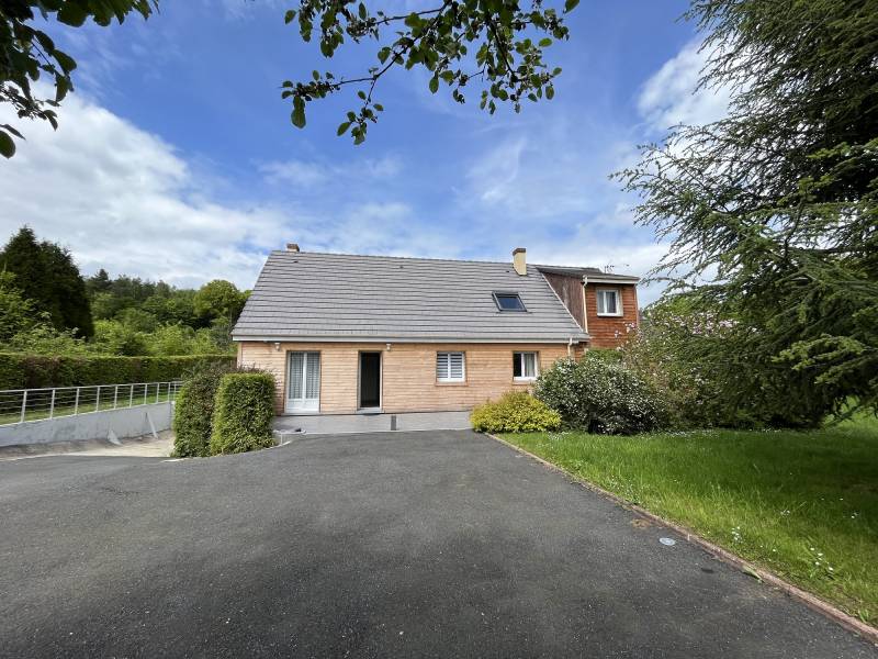 Maison contemporaine avec piscine couverte, à vendre, à la Mailleraye-sur-Seine 76940